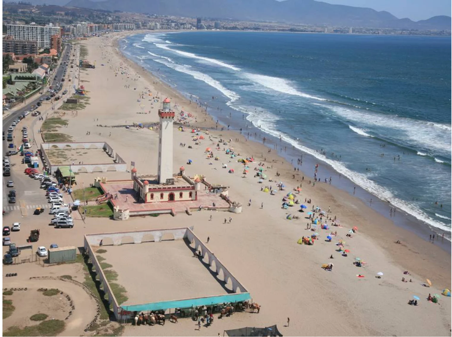 Playa La Serena cerca de Marina del Arrayán.